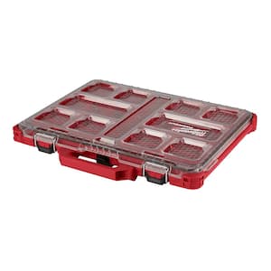 Milwaukee PACKOUT 11-Compartment Low-Profile Impact Resistant Portable Small  Parts Organizer 48-22-8431 - The Home Depot