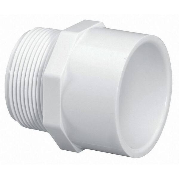 HYDROMAXX 1 in. Schedule 40 PVC Pipe Slip x MIPT Male Adapter (400-Pack)