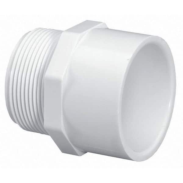 Unbranded 2 in. Schedule 40 PVC Pipe Male Adapter Slip x MIPT (Quantity 50)