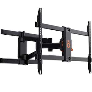 Upgraded Retractable Full Motion Wall Mount for 42 in. - 82 in. TVs with Articulating Arms