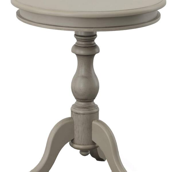 Weathered gray side table discount
