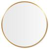 Lirago 30 in. x 30 in. Modern Round Aluminum Alloy Frame Large Wall Mounted Vanity Circle Accent Mirror US-YJ30MT001-GL-S2