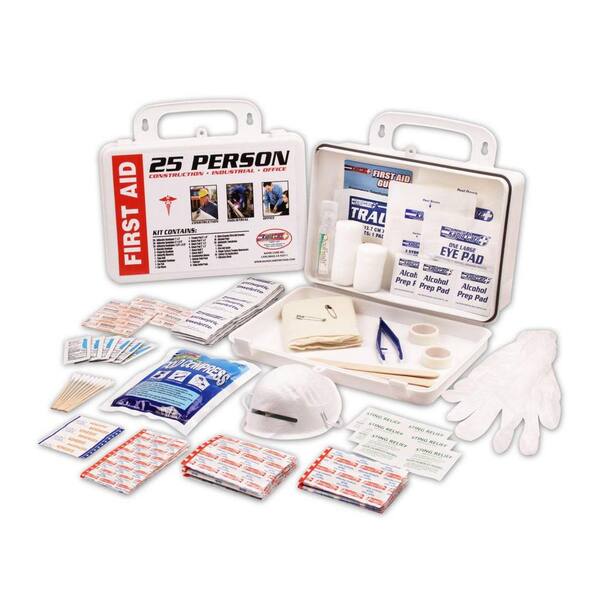 Rapid Care 166-Piece 25 Person OSHA/ANSI Poly First Aid Kit