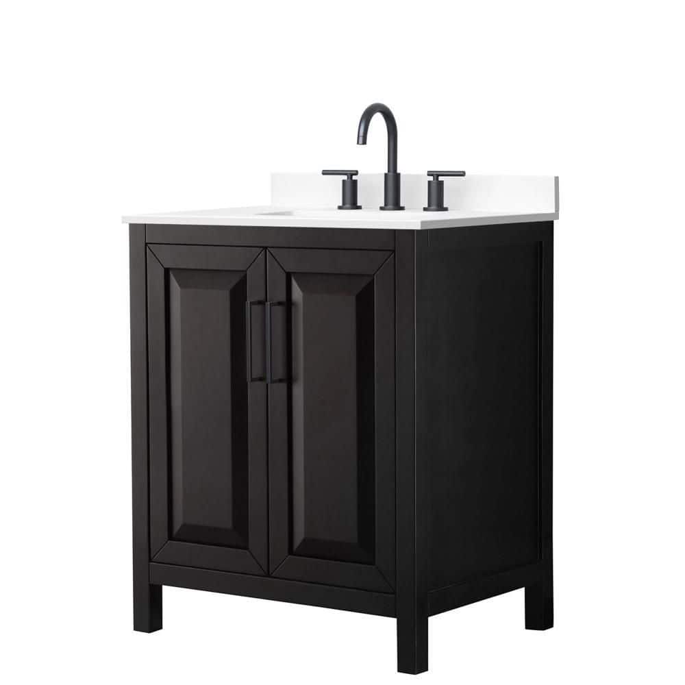 Daria 30 in. Single Freestanding Dark Espresso Bath Vanity with Top price history on PriceWatchPro
