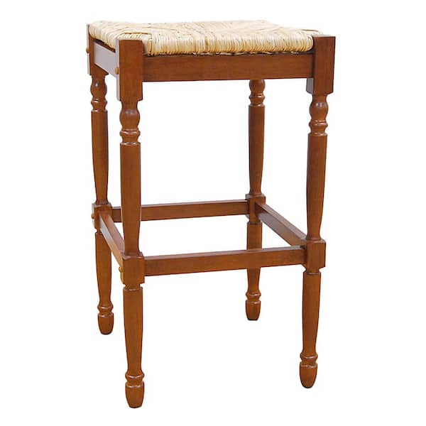 Carolina Chair & Table Hawthorne 29 in. Walnut Bar Stool