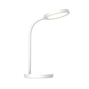 Lane 15.8 in. White LED Desk Lamp