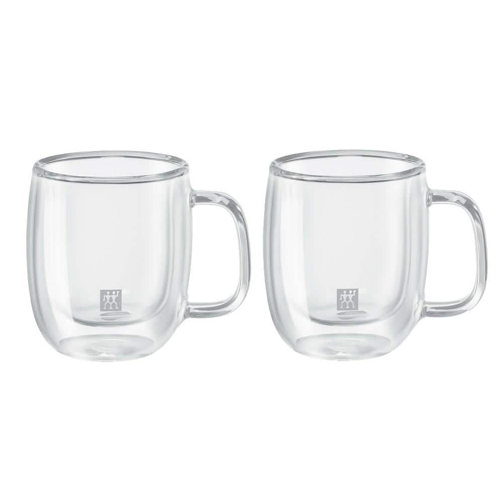 ZWILLING Sorrento Plus 2-pc Double-Wall Glass Espresso Mug Set