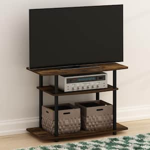 Econ White/White Corner TV Stand Entertainment Center Fits TVs up to 55 in.