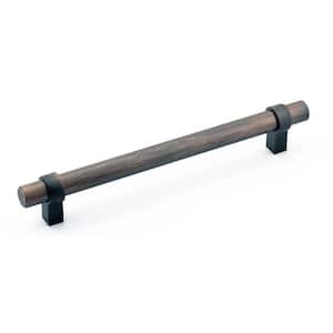 Greenwich Collection 6 5/16 in. (160 mm) Brushed Oil-Rubbed Bronze Modern Cabinet Bar Pull