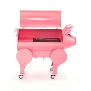 Lil' Pig Electrical Pellet Grill and Smoker in Pink