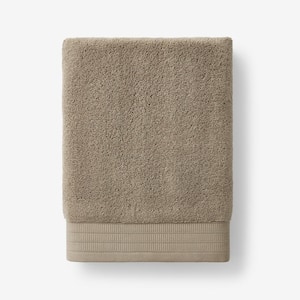 Company Cotton Plush Spa Solid Mocha Cotton Single Bath Towel