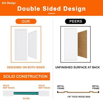 96 in. x 80 in. 5-Lite White Tempered Frosted Glass Closet Sliding Door with Hardware