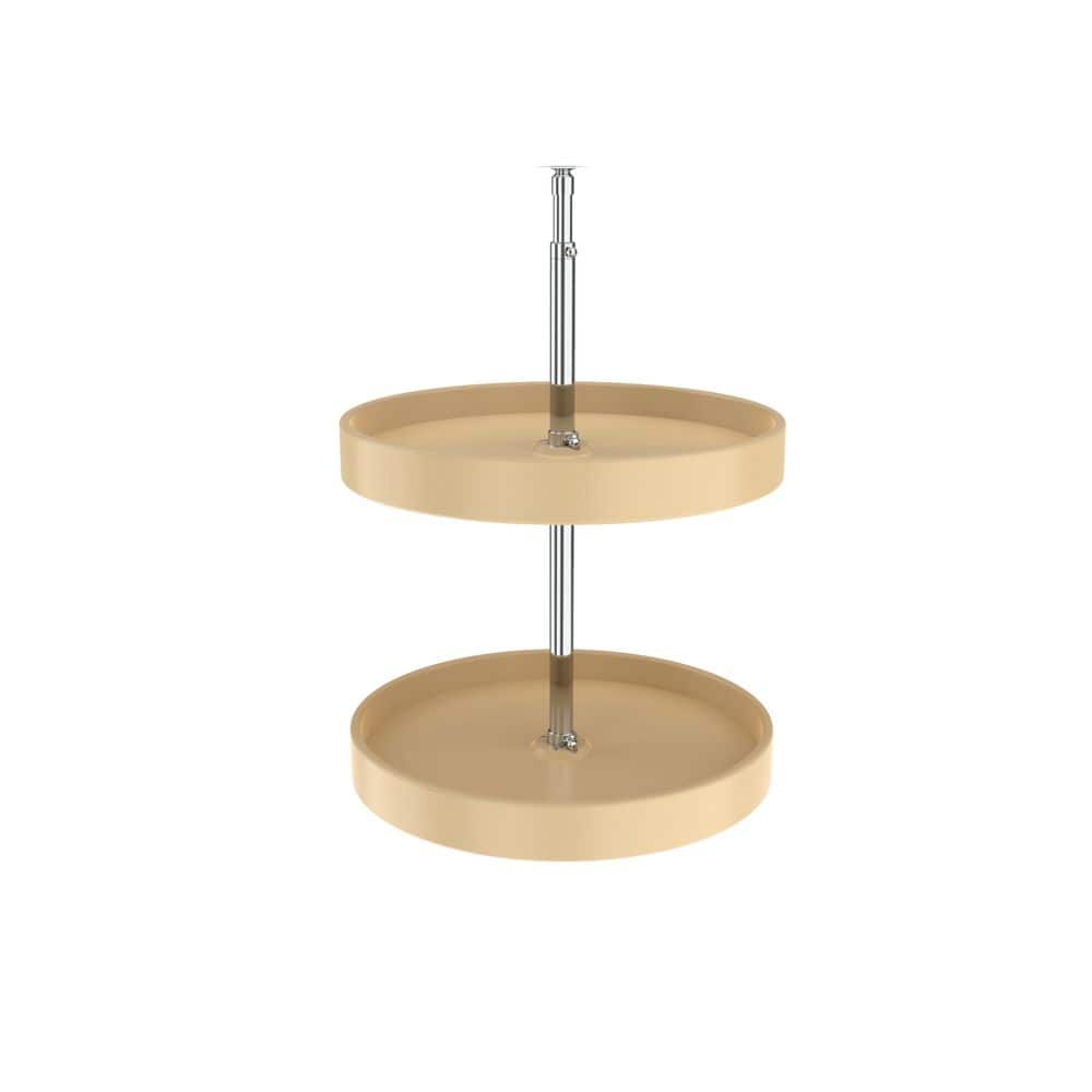 Polymer Full-Circle 2-Shelf Lazy Susan w/Dependent Hardware for Corner Wall Cabinets price history on PriceWatchPro