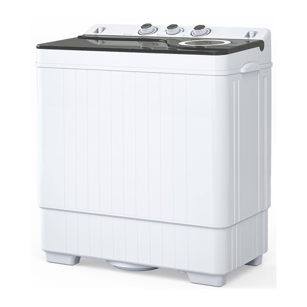 Winado Portable Compact Mini Twin Tub Washing Machine Drain Pump Spinner Washer