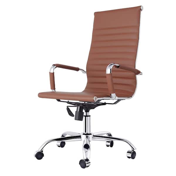 brown ergonomic desk chair
