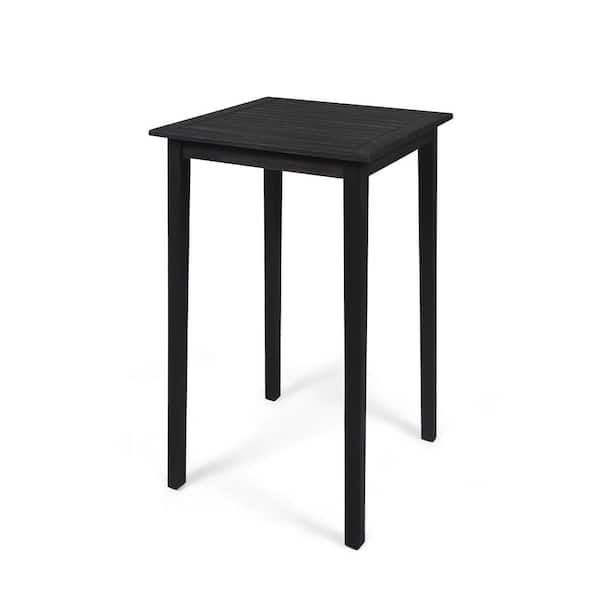 Unbranded Outdoor Minimalist Acacia Wood Outdoor Square Bistro Table