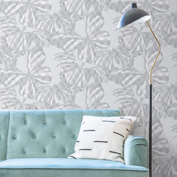 28.29 sq. ft. Butterfly Peel and Stick Wallpaper