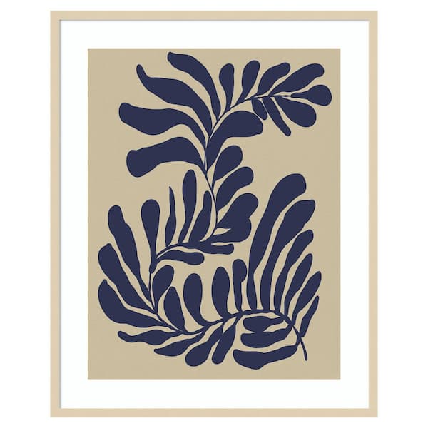 Amanti Art Seaweed by Dan Hobday 1 Piece Framed Giclee Abstract Art Print 41 in. x 33 in.