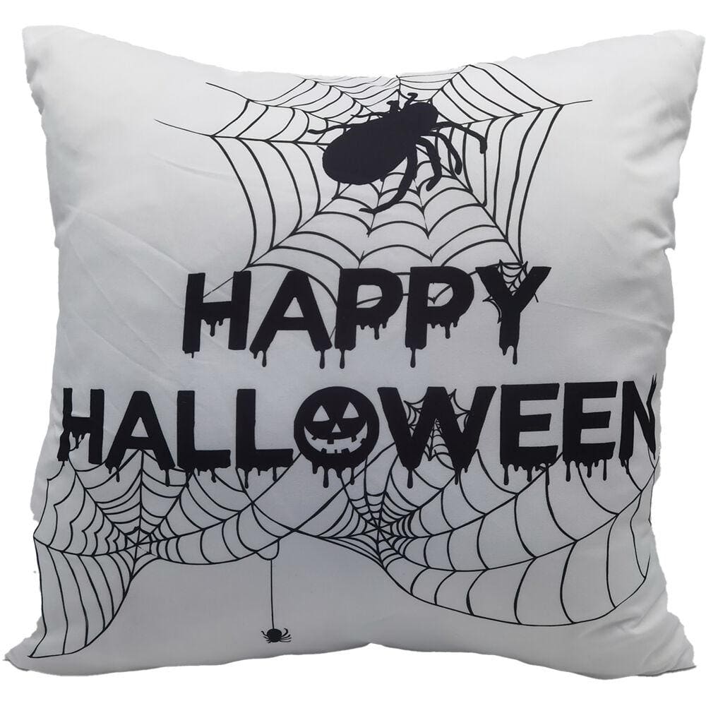Spider Boo Pillow Cover Halloween Pillowcase Halloween Throw Pillow Happy Halloween Pillow Cover Trick or Treat Halloween Pillow Cover