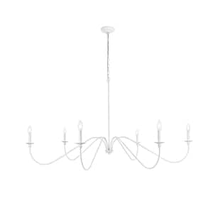 42 in. Home Living 2-Light Satin Gold Chandelier with No Bulbs Included