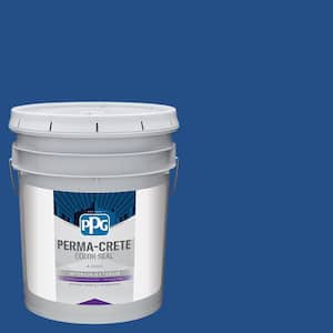Color Seal 5 gal. PPG1161-7 Brilliant Blue Satin Interior/Exterior Concrete Stain