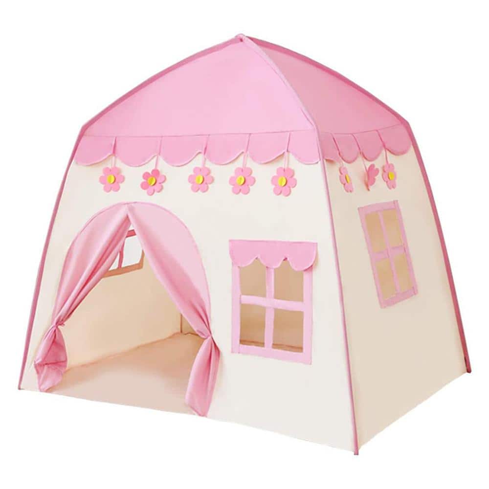 Girls Children Pink Princess Play Wendy House Outdoor Garden Tent Kids Toy 