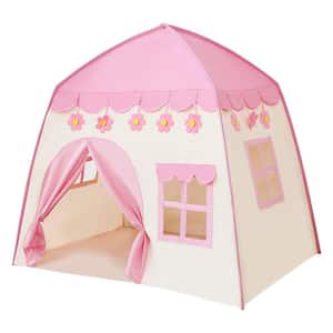 Kids Play Tent for Girls, Princess Castle Tent, Large Playhouse Toys for Children Indoor Outdoor Plays and Games