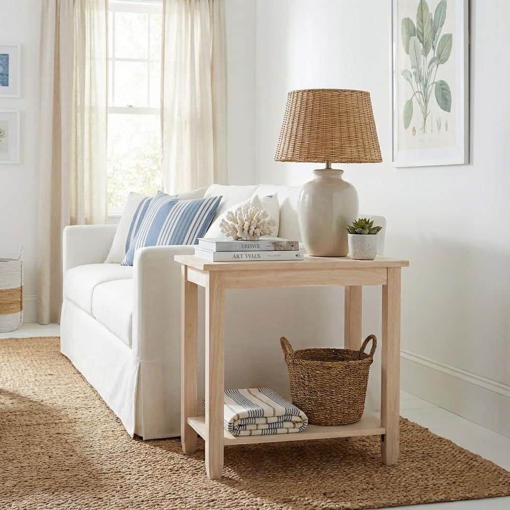 Solano Unfinished Accent Table