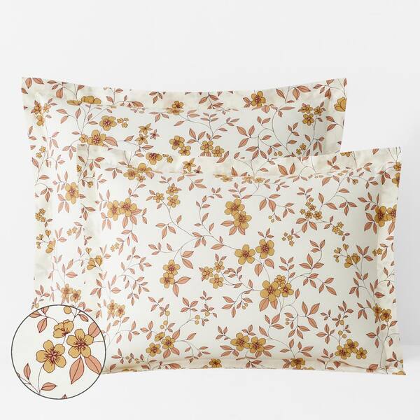 The Company Store Company Cotton Remi Ditsy Floral Rust Cotton