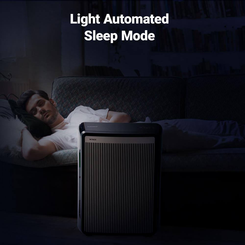 Winix Black 4-Stage HEPA Air Purifier with WiFi and PlasmaWave