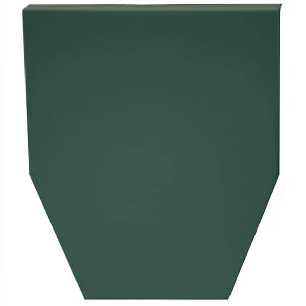 Builders Edge 9 in. Classic Dentil Window Header Keystone in 028 Forest Green
