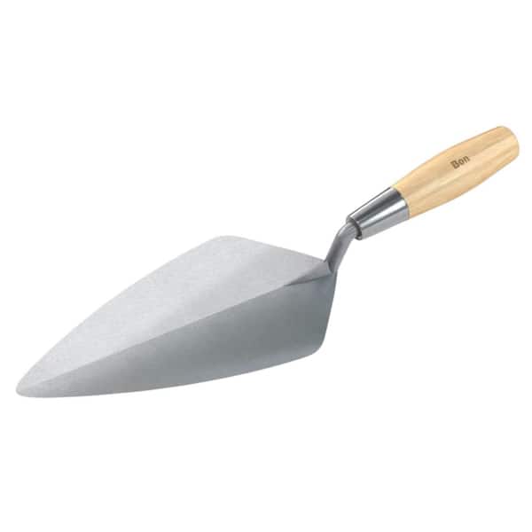 11-1/2 in. Narrow London Forged Brick Trowel with Wood Handle