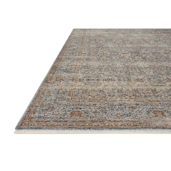 Blake 4 ft. x 5 ft. 7 in. Ocean / Mocha Transitional Accent Rug
