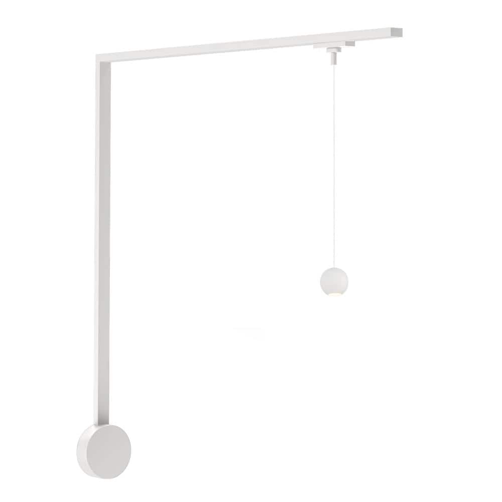 Faria 1 Light White dimmable 4000K LED Trilo Track Wall Kit price history on PriceWatchPro