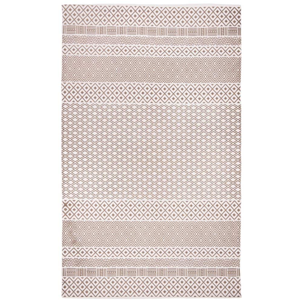 Cedar Brook 5 ft. x 8 ft. Gray/Ivory Geometric Diamond Area Rug price history on PriceWatchPro
