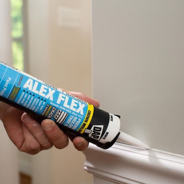 DAP - Alex Flex 10.1 oz. White Latex Premium Molding and Trim Sealant