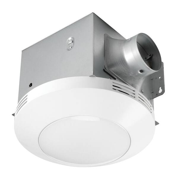 Homewerks Worldwide Decorative White 80 CFM Ceiling Mount Bathroom ...