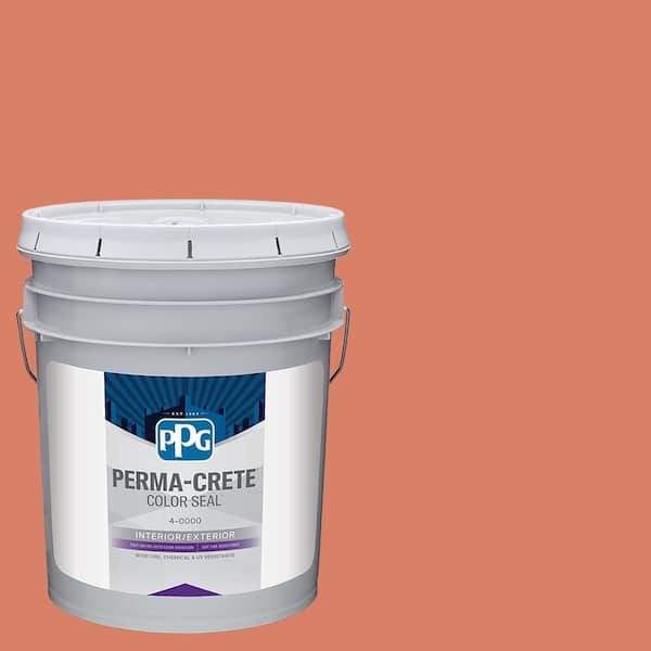 Perma-Crete Color Seal 5 gal. PPG1192-6 Summer Sunset Satin Interior/Exterior Concrete Stain