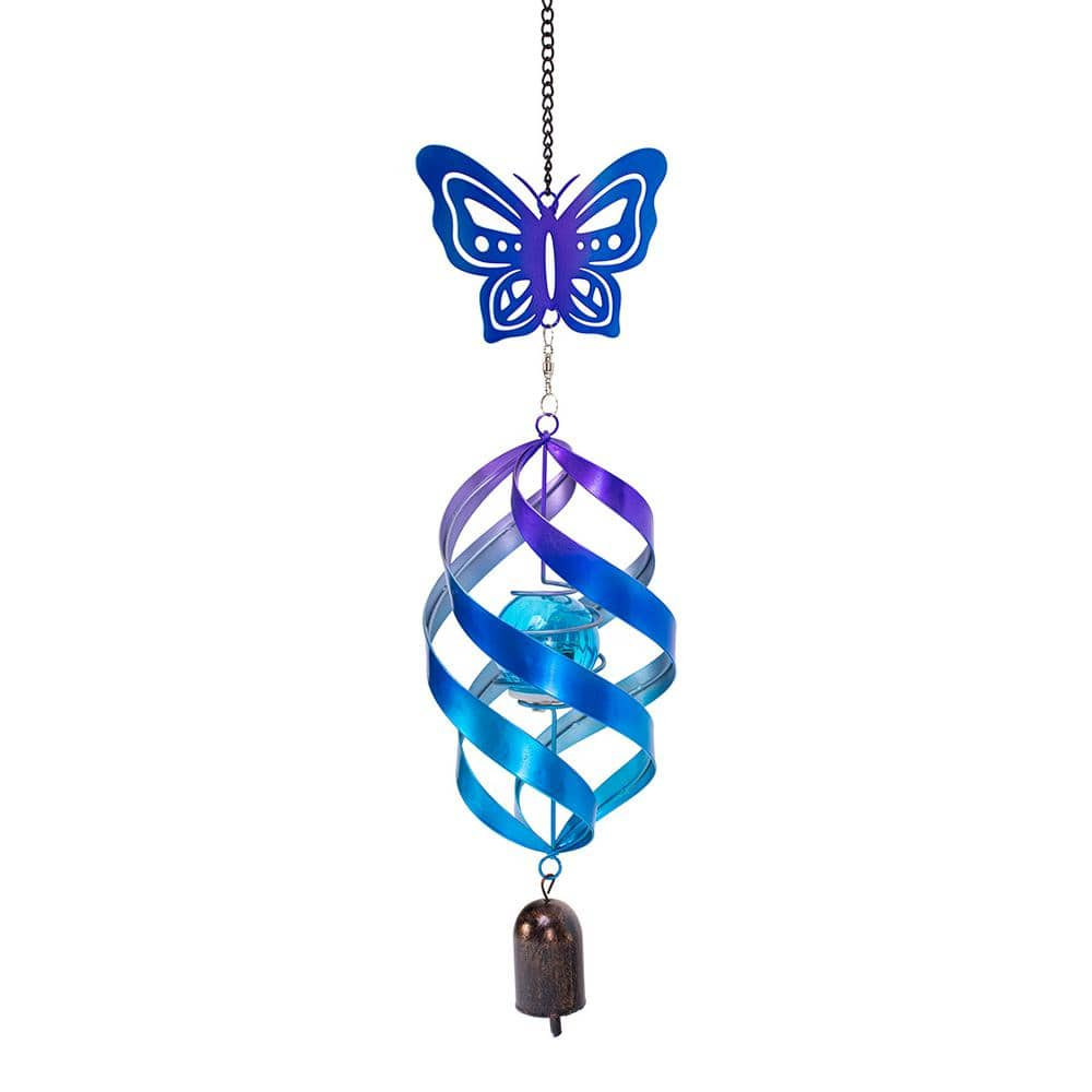 Echo Valley Butterfly Windweaver Solar Spinner 4902 - The Home Depot