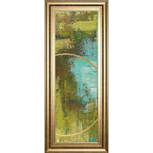 "Tribal Arrows" By Nan American Indian Mirrored Frame Print Abstract Wall Art 42 in. x 18 in.