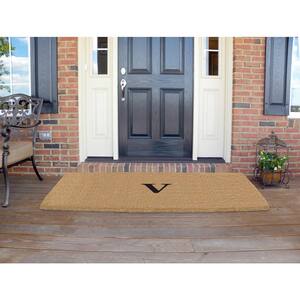 Rubber-Cal Traditional Fleur de Lis French Mat Large Front Door Mat, 24  by 57-Inch 10-106-012P