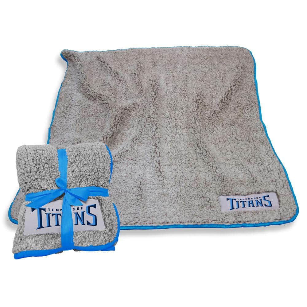 logobrands Tennessee Titans Oatmeal Frosty Fleece Throw -  631-25F-1