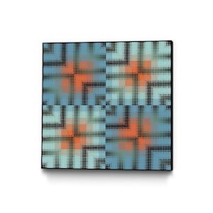 "Pi_dot_pi_4_2-2_6" by Xos Salgado Framed Abstract Wall Art Print 20 in. x 20 in.