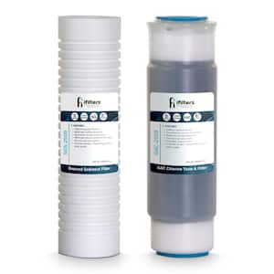 LWH-D Gen2/Version 2 OEM Replacement Filter Set Whole House 2-Stage Sediment, Rust and CTO Filters