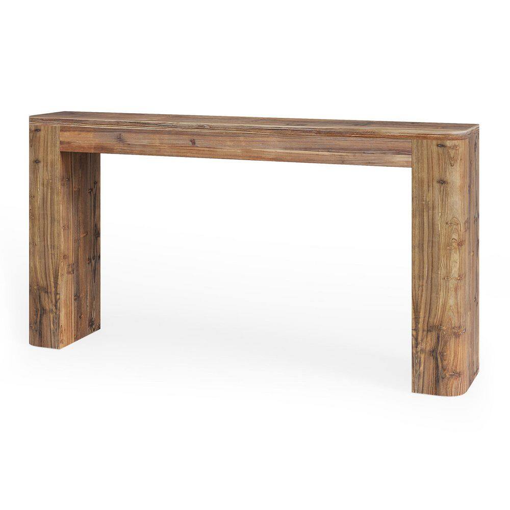Turrella 63 in. Rectangle Solid Wood Console Table for Entryway, Living Room