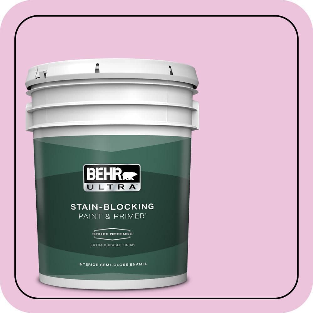 5 gal. #680A-2 Sugar Sweet Extra Durable Semi-Gloss Enamel Interior Paint & Primer price history on PriceWatchPro