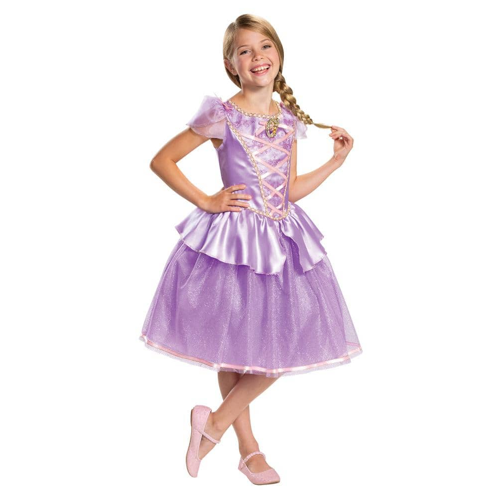 UPC 039897666143 product image for Girl's Classic Disney's Tangled Rapunzel Costume - Medium | upcitemdb.com