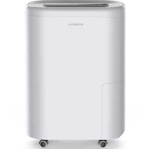 60-Pint . Portable Home Dehumidifier For 4,500 Sq. Ft. with Drain Hose and Water Tank Timer with Wheels