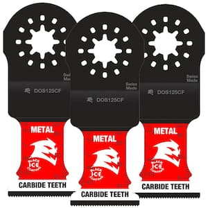 1-1/4 in. AMPED Steel Demon Starlock Carbide Teeth Oscillating Blades for Metal