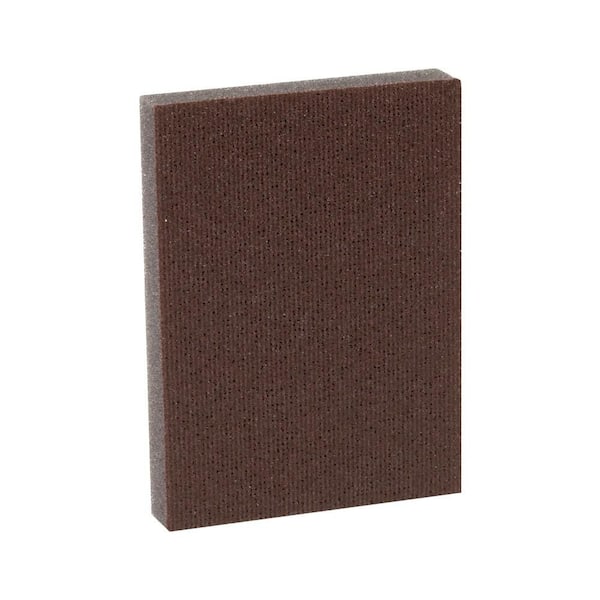 3M - General Purpose Sanding Sponge 2 7/8 in. x 4-7/8 in x 1 in. 100 Grit, Single Angle, Fine (12 Pack)